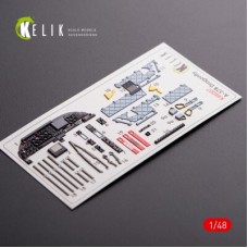 A-37B Dragon 3D декаль интерьер для комплекта Trumpeter 1:48 КЕЛИК K48007