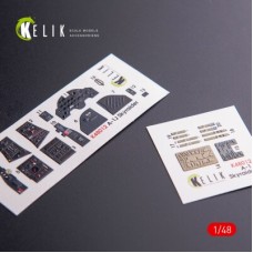 A-1J Skyraider 3D декаль интерьер для комплекта Tamiya 1:48 КЕЛИК K48012