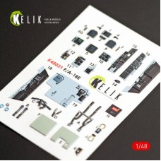 F:A-18E 3D декаль интерьер для комплекта Meng 1:48 КЕЛИК K48031