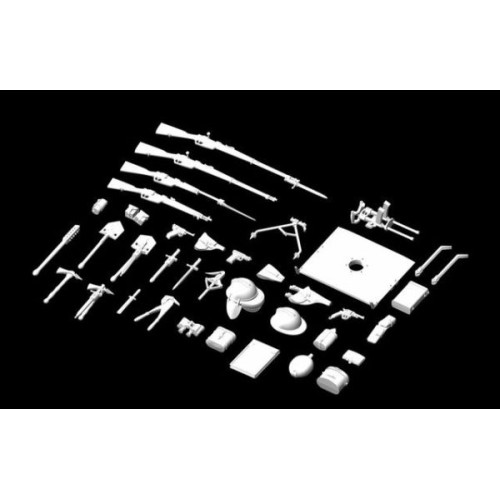 Фигуры и миниатюры Сборная модель 1:35 Набор оружия итальянской пехоты Первой мировой войны ICM 35686