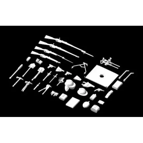 Фигуры и миниатюры Сборная модель 1:35 Набор оружия итальянской пехоты Первой мировой войны ICM 35686