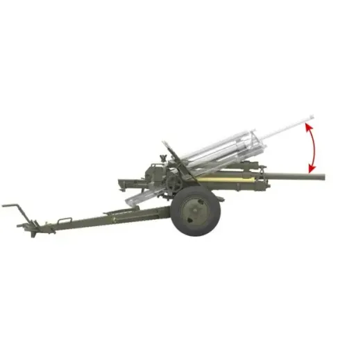 Бронетехніка та артилерія Збірна модель 1:35 Радянська 76-мм гармата УСВ-БР зразка 1941р. з артилерійським передком та розрахунком Miniart 35129