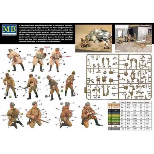 Фигуры и миниатюры Русская пехота. Корсунь-Шевченковский, 1944 г.