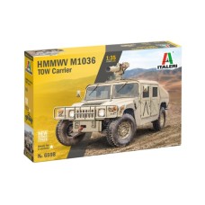 Збірна  модель 1:35 Бронеавтомобіль Humvee HMMWV M1036 TOW Italeri 6598