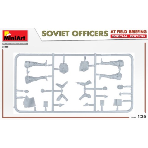 Фигуры и миниатюры Сборная модель 1:35 Фигуры Советские офицеры на полевом брифинге (Special Edition) МиниАрт 35365