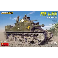 Танк M3 LEE среднего производства с интерьером