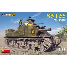 Танк M3 LEE среднего производства с интерьером
