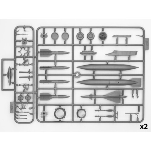 Збірна модель літака Збірна модель 1:72 Винищувач МіГ-31 Foxhound ICM 72151 1:72
