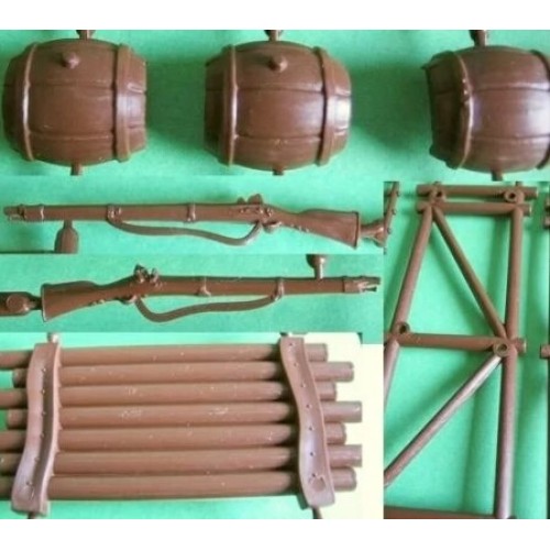 Бронетехніка та артилерія Збірна модель 1:32 Набір аксесуарів "Поле битви" Italeri 6870