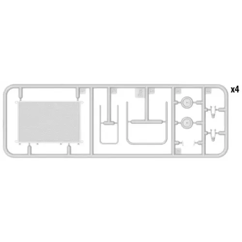 Набори деталіровки Збірна модель 1:35 Набір будівельні ліса Miniart 35605