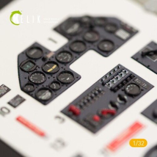 Декалі P-40M 3D декаль інтер'єр для комплекту Trumpeter 1:32 KELIK K32005