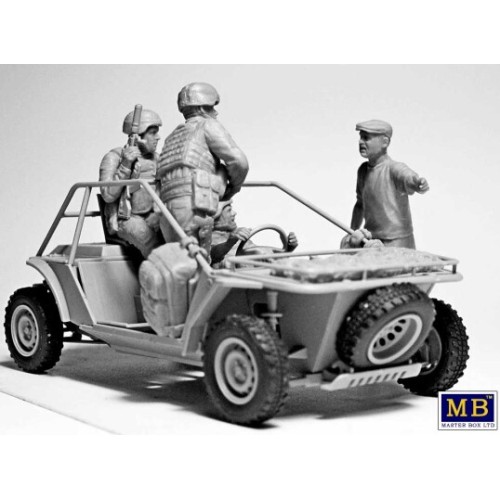 Бронетехніка та артилерія Збірна модель 1:35 Фігури "Серія російсько-української війни. Літо 2024. Українська піхота. Курська область" MasterBox 35247