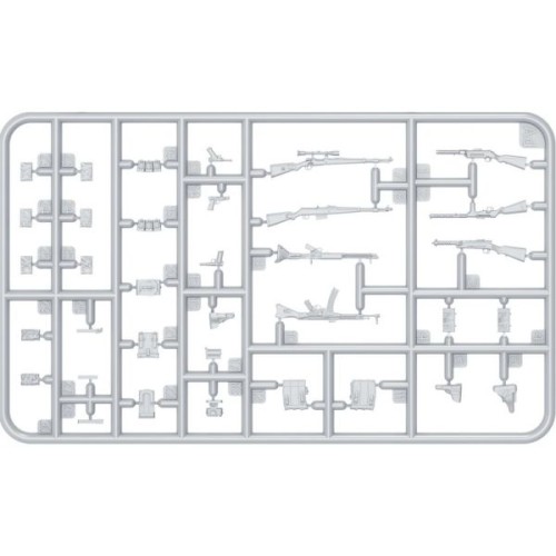 Набори деталіровки Збірна модель 1:35 Набір німецька піхотна зброя та спорядження Miniart 35247