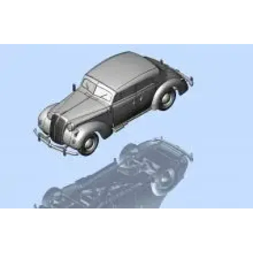 Бронетехніка та артилерія Збірна модель 1:35 Німецький легковий автомобіль Адмірал Кабріолет з фігурами (Друга світова війна) ICM 35471