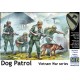 Фігури та мініатюри Збірна модель 1:35 Фігури американський патруль у В'єтнамі та собака МастерБокс 35238