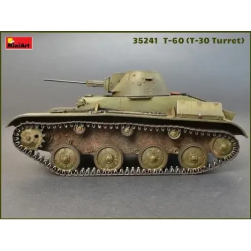 Бронетехника и артиллерия Легкий танк Т-60 (башня Т-30) с интерьером 1:35