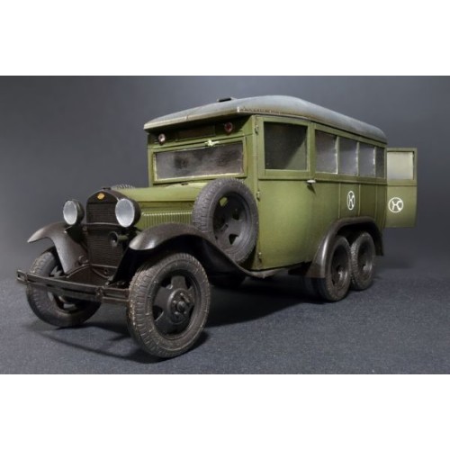 Авто-мото Штабной автобус ГАЗ-05-193 1:35