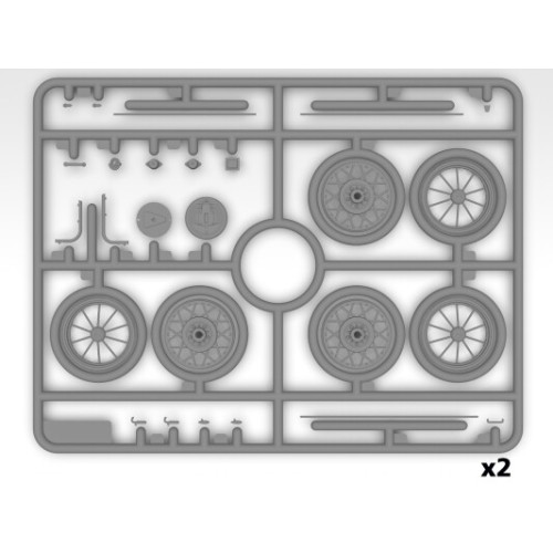 Авто-мото Сборная модель 1:24 Американский легковой автомобиль модель А Стандартный фаэтон (1930г.) ICM 24050