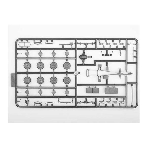 Бронетехніка та артилерія Збірна модель 1:72 Німецький артилерійський тягач Крупп L2H143 Kfz.69 з Pak 36 ICM 72461