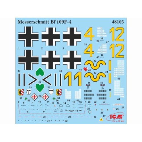 Збірна модель літака Збірна модель 1:48 Аеродром Люфтваффе (Друга світова війна) ICMDS4801 1:48