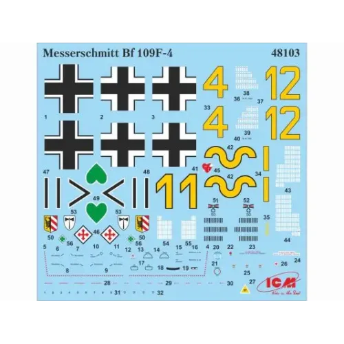 Сборная модель самолета Сборная модель 1:48 Аэродром Люфтваффе (Вторая мировая война) ICMDS4801 1:48