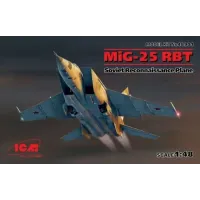 Сборная модель 1:48 советского самолета-разведчика МиГ-25 РБТ, ICM48901