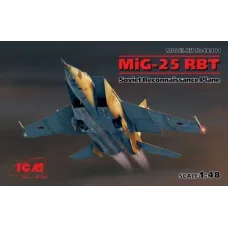 Сборная модель 1:48 советского самолета-разведчика МиГ-25 РБТ, ICM48901