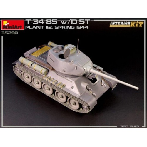 Бронетехника и артиллерия Танк Т-34-85 с пушкой Д-5Т (Завод 112) весна 1944 год с интерьером