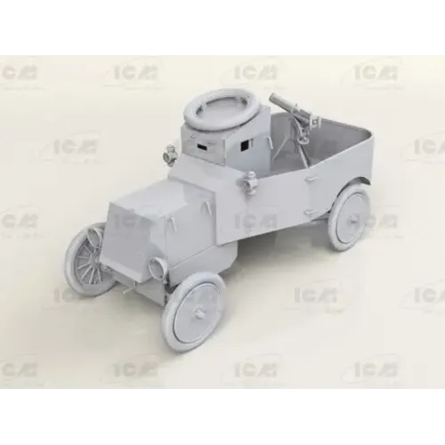 Бронетехника и артиллерия Бронеавтомобиль RNAS Model T с британским танковым экипажем (Первая мировая война)