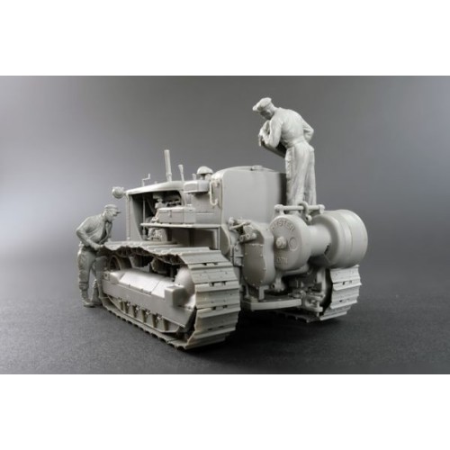 Бронетехніка та артилерія Збірна модель 1:35 Американський тягач з буксирувальною лебідкою та екіпажем MiniArt 35225