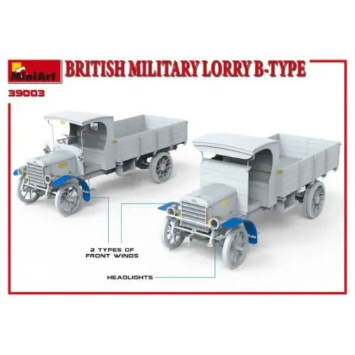 Авто-мото Збірна модель 1:35 Британська військова вантажівка B-Type MiniArt 39003
