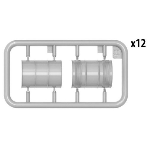 Наборы деталировки Сборная модель 1:35 Современные нефтяные бочки 200л МиниАрт 35615