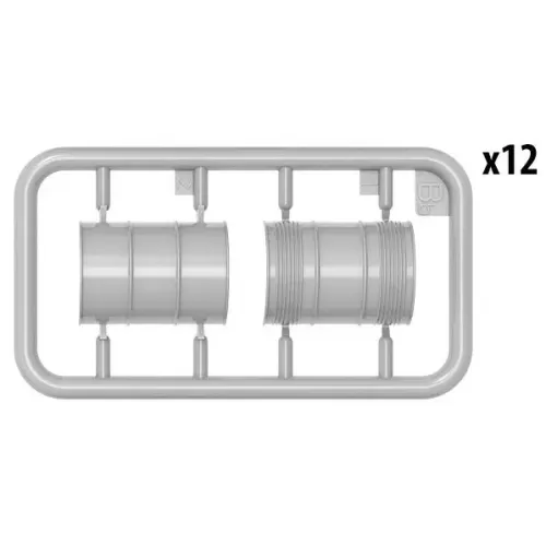 Набори деталіровки Збірна модель 1:35 Сучасні нафтові бочки 200л МініАрт 35615