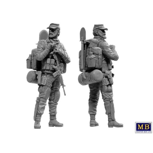 Фігури та мініатюри Збірна модель 1:24 Фігура Рейдер Ріпер (Постапокаліпсис. Останній міст. Набір 2) MasterBox 24074