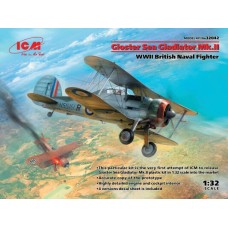 Збірна модель 1:32 Британський винищувач Gloster Sea Gladiator Mk.II ICM 32042