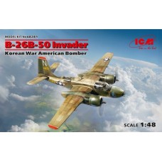 Сборная модель 1:48 американский самолет (войны в Корее) B-26B-50 Invader, ICM48281