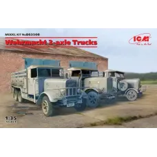 3-осні вантажні автомобілі Вермахту (Henschel 33D1, Krupp L3H163, LG3000)