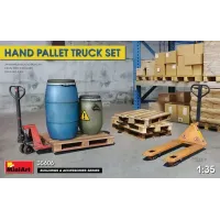 Збірна модель 1:35 Набір ручні візки для піддонів Miniart 35606