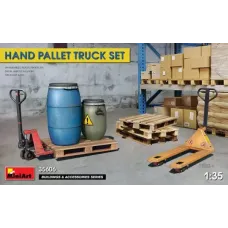 Сборная модель 1:35 Набор ручные тележки для поддонов Миниарт 35606