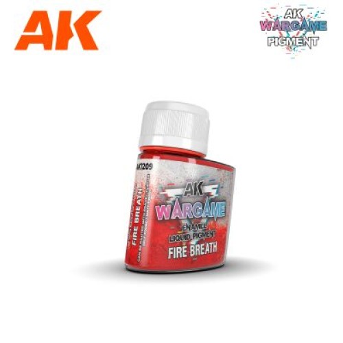 Пігменти AK Interactive TM FIRE BREATH – WARGAME LIQUID PIGMENT