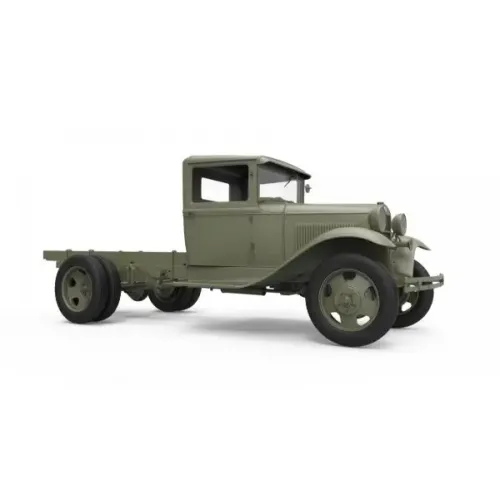 Бронетехника и артиллерия Военный 1,5 тонный грузовик с пулеметом "M-4 Maxim" AA 1:35
