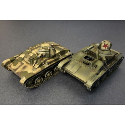Бронетехника и артиллерия Легкий танк Т-60 завода №264 с интерьером 1:35