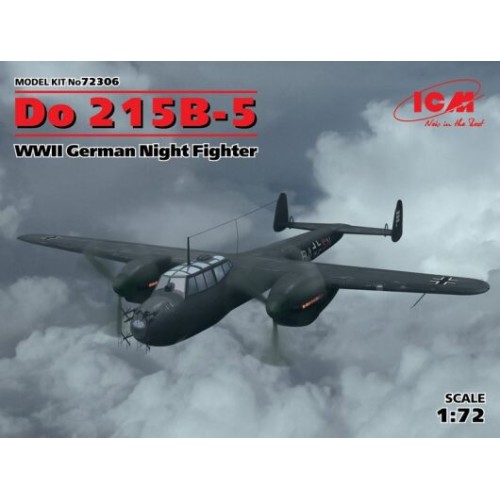 Сборная модель самолета Сборная модель 1:72 Самолет Дорнье Do 215B-5 ICM 72306 1:72
