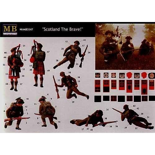 Фигуры и миниатюры "Храбрая Шотландия!"