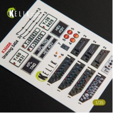 Unimog 404 3D декаль интерьер для комплекта ICM 1:35 КЕЛИК K35008