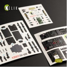 SH-60B 3D декаль интерьер для комплекта Kitty Hawk 1:35 КЕЛИК K35013