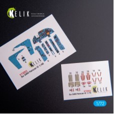 SU-24M 3D декаль интерьер для комплекта Trumpeter 1:72 КЕЛИК K72003