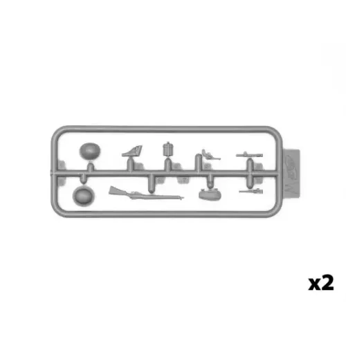 Фигуры и миниатюры Сборная модель 1:35 Фигуры Британский экипаж Виккерса Второй мировой войны ICM 35646