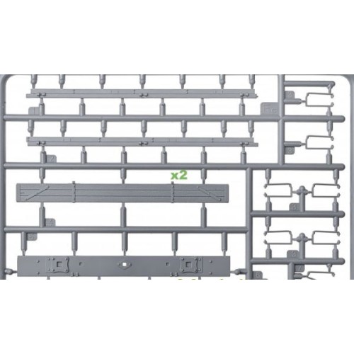 Вагоны и поезда Сборная модель 1:35 Железнодорожная платформа 16,5 т Миниарт 39004