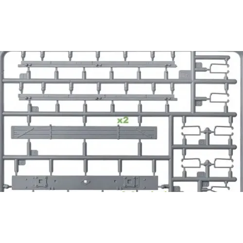 Вагоны и поезда Сборная модель 1:35 Железнодорожная платформа 16,5 т Миниарт 39004